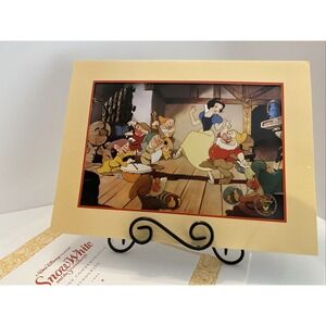 Walt Disney's Snow White Exclusive‎ Commemorative Lithograph With Envelope 1994